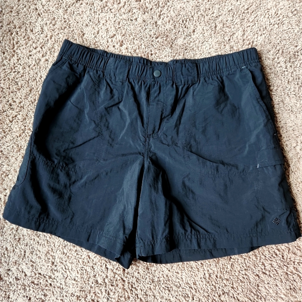 Columbia Shorts Sandy River Black Ladies Sz L